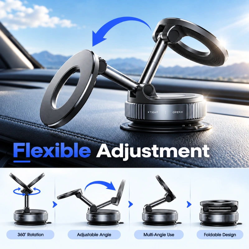 Arenno Halo - 360° Magnetic Car Phone Holder [BUY 1, GET 1 FREE]